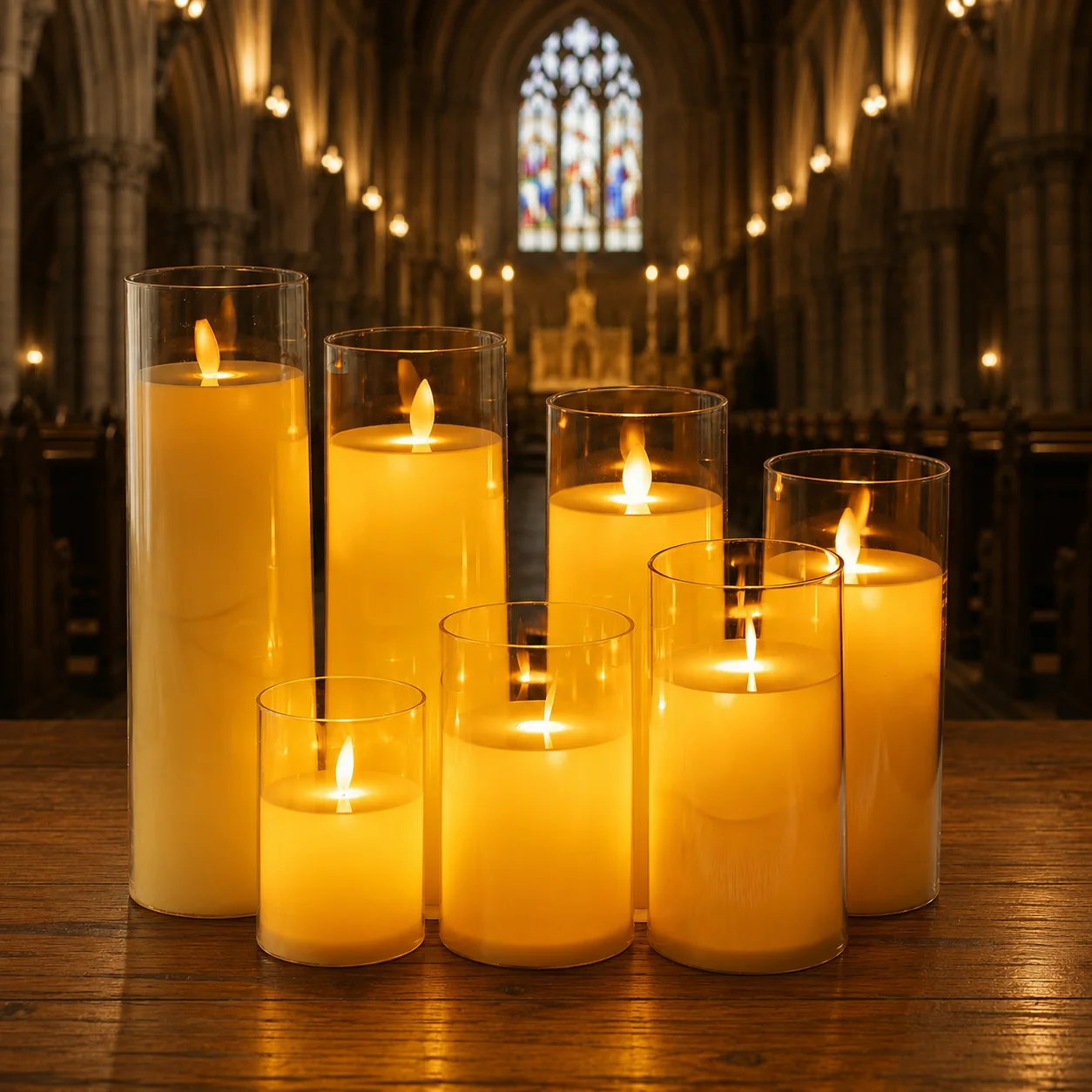LED Flameless Candle Set